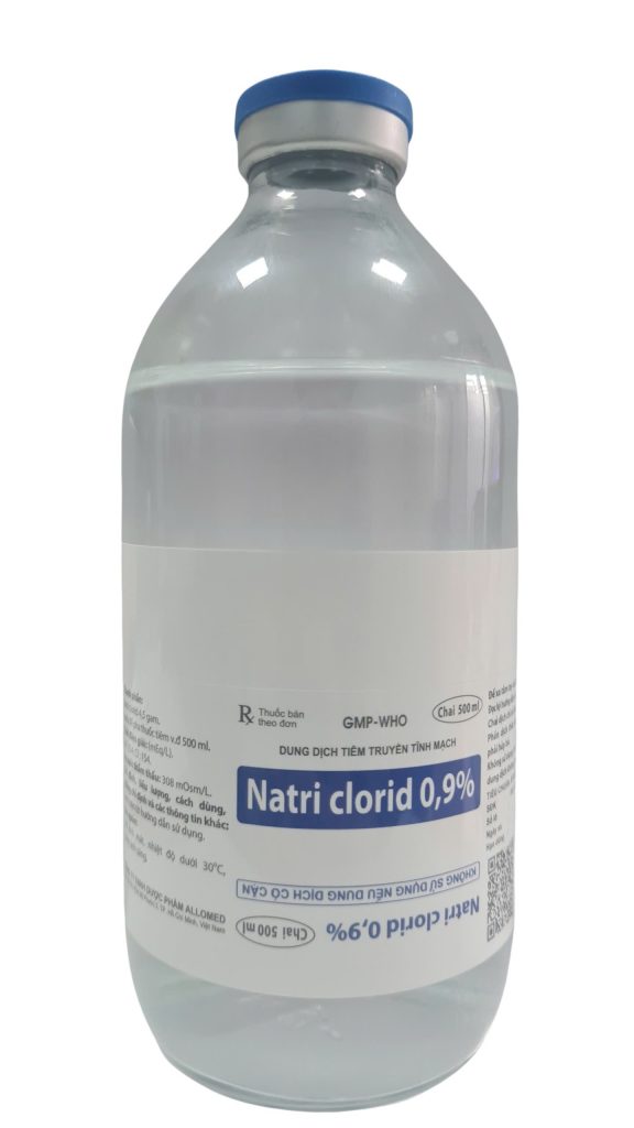 Natri Clorid 0,9% Chai 500ml